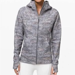 Lululemon Scuba Hoodie in Frozen Vista Alpine White Multi Size 10.